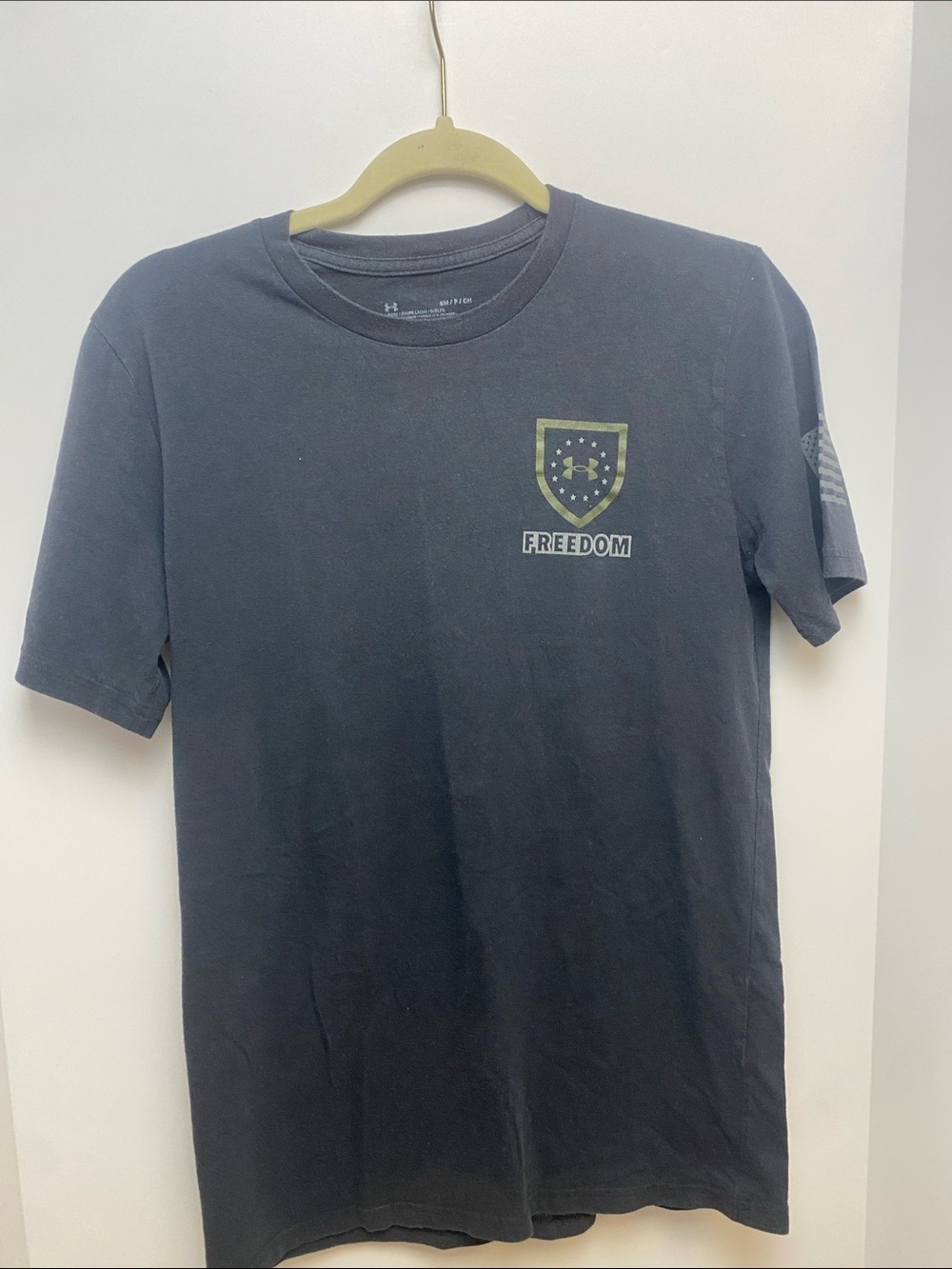 Under Armour Black Freedom Short-Sleeve Tee